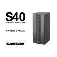 SAMSON S40 Instrukcja Obsługi