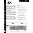 SAMSON S11 Instrukcja Serwisowa